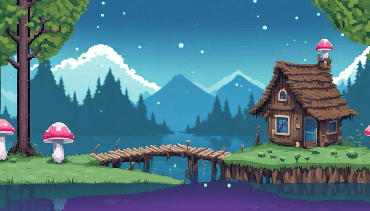 Legal Policies Mushroom Hut Backdrop